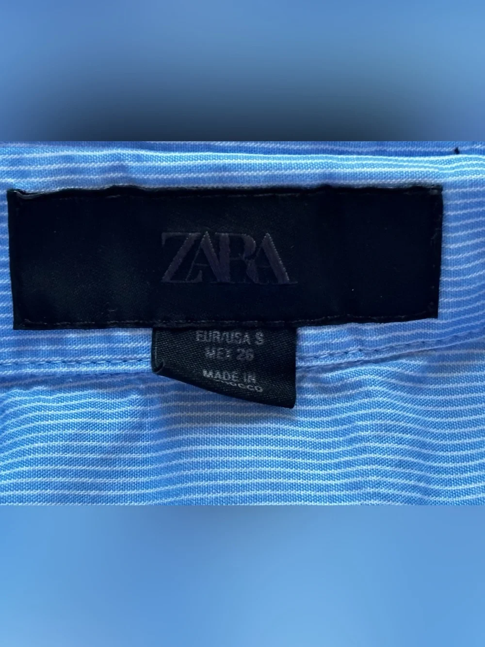 Zara cropped button shirt - Picture 2 of 3